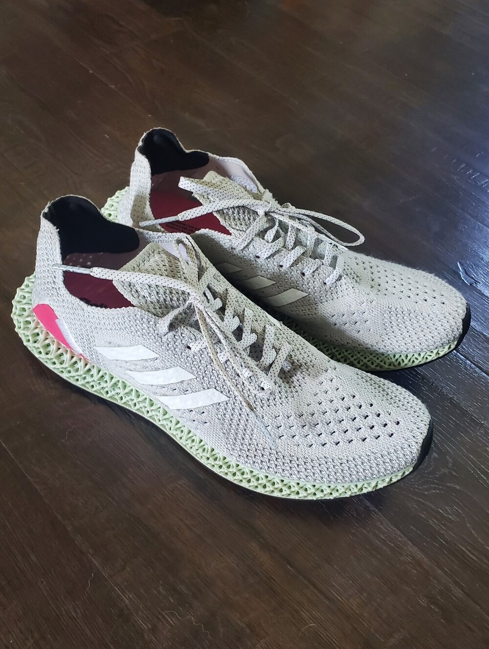 Adidas 4D Runner AEC Crystal White Pink FY7916 Size 10